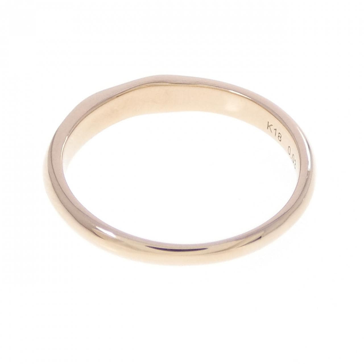 K18PG ダイヤモンド リング 0.03CT