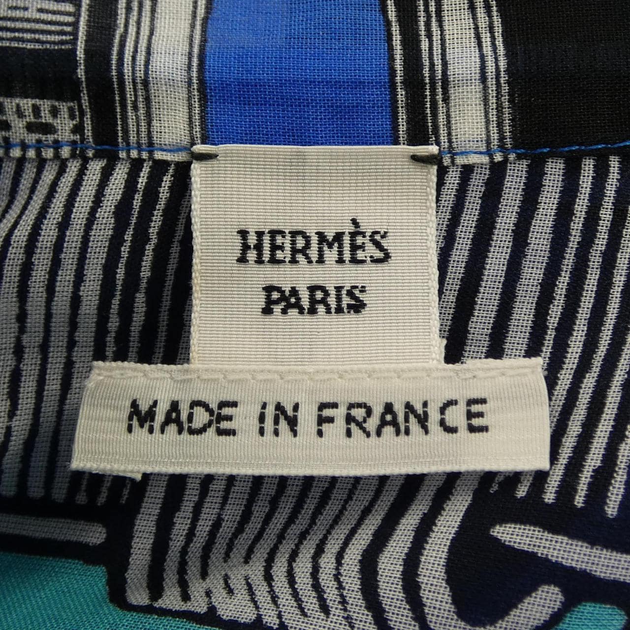 エルメス HERMES ビーチシャツ BRIDE A BLOC 6E3618DD S/Sシャツ