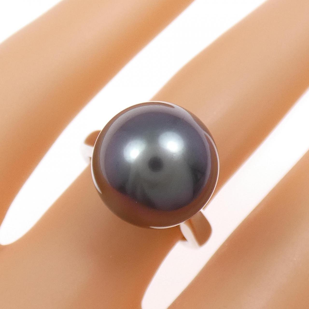 コメ兵｜PT 黒蝶パール リング 12.4mm｜ジュエリー｜リング｜【公式