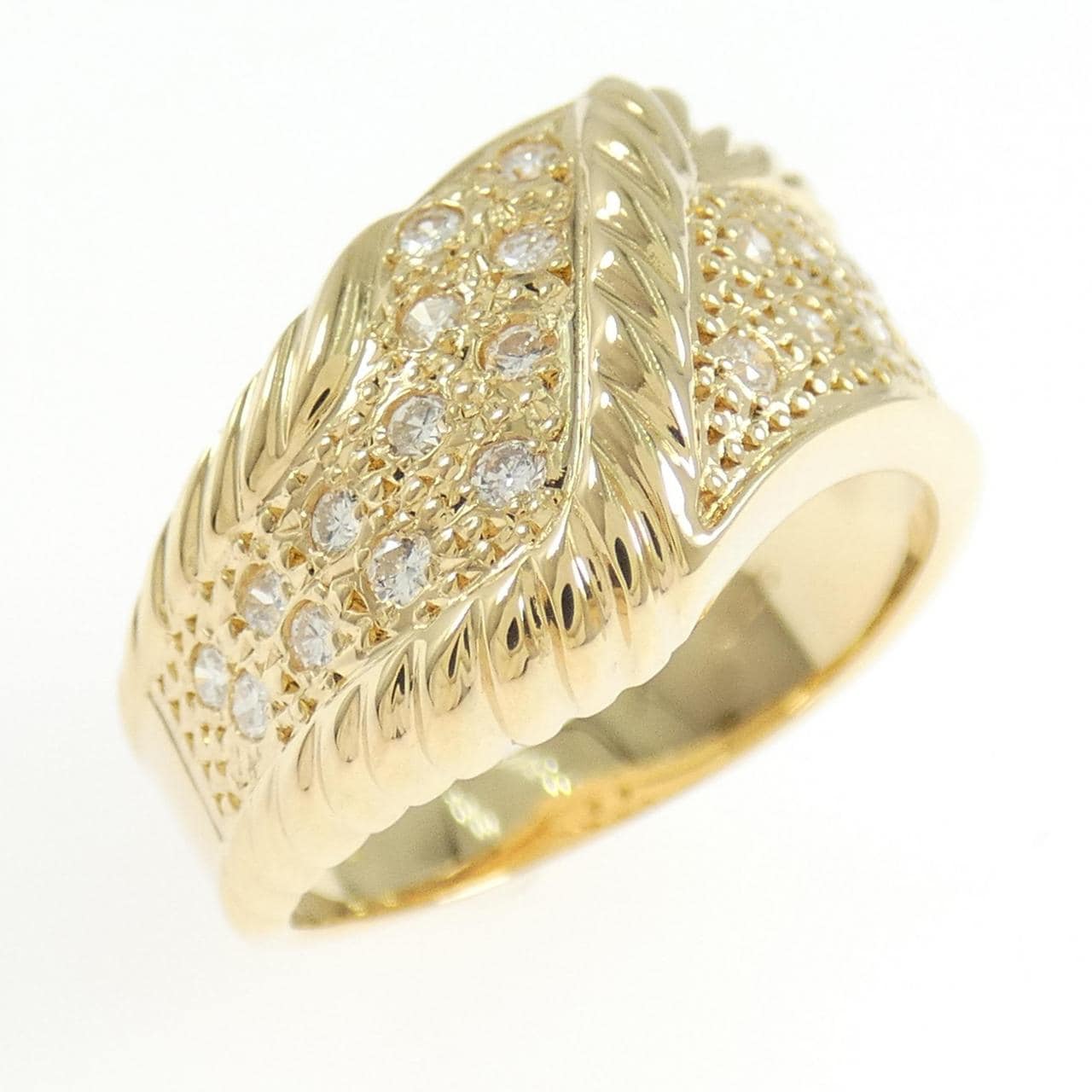 K18YG ダイヤモンド リング 0.25CT