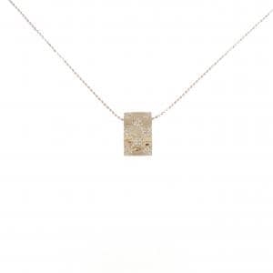 K18PG/750PG ダイヤモンド ネックレス 0.30CT