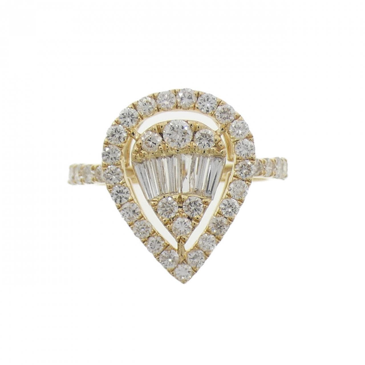 K18YG ダイヤモンド リング 1.00CT