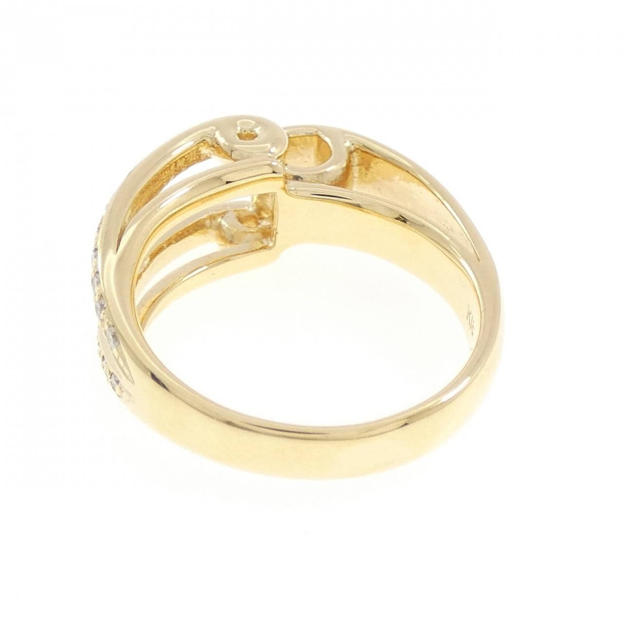 K18YG ダイヤモンド リング 0.19CT