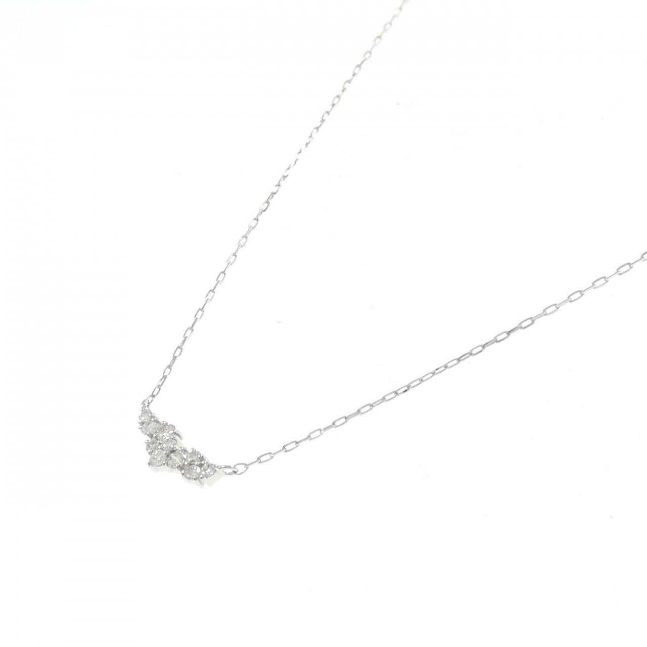 [BRAND NEW] PT Diamond Necklace 0.10CT