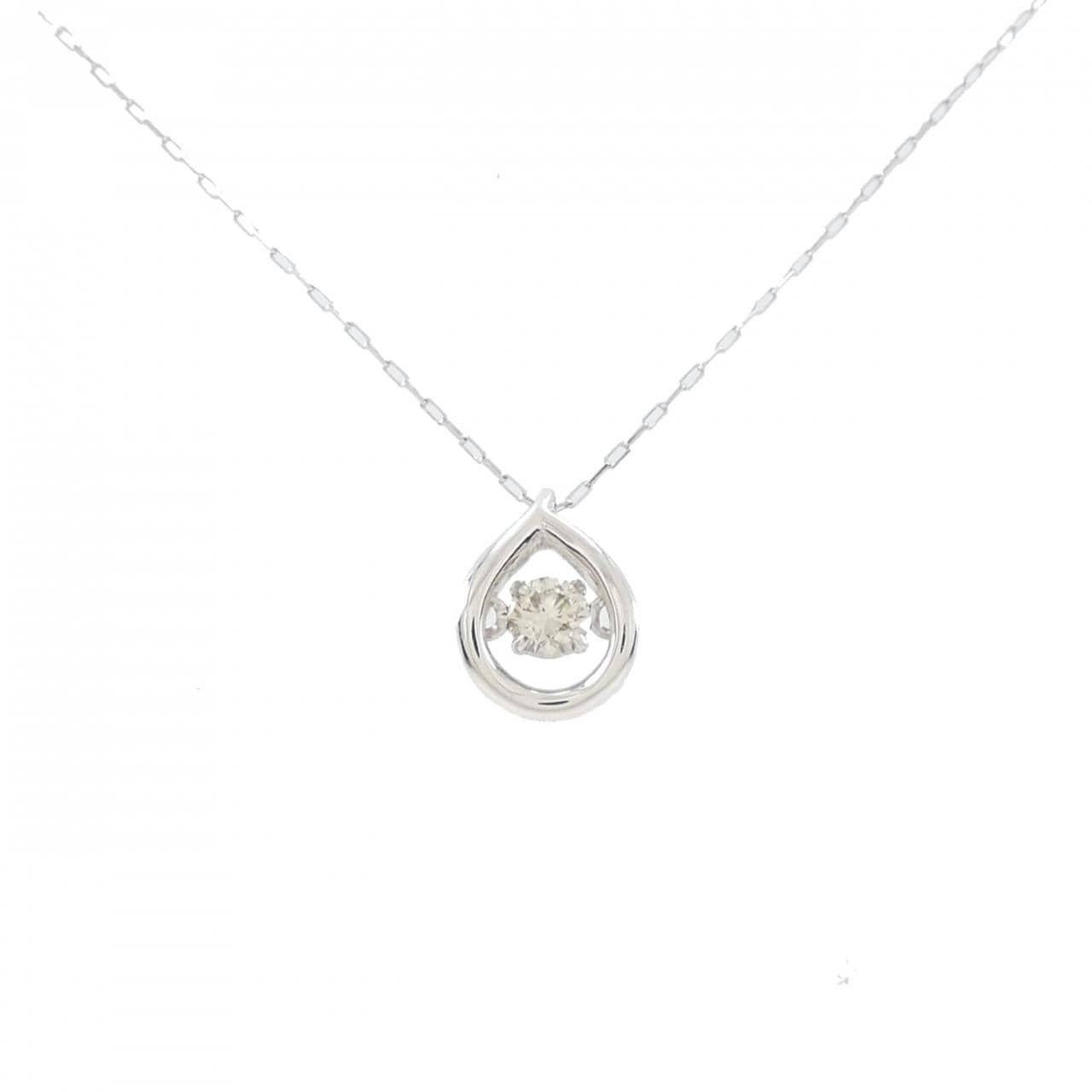【新品】PT900 ダイヤモンド ネックレス 0.08CT