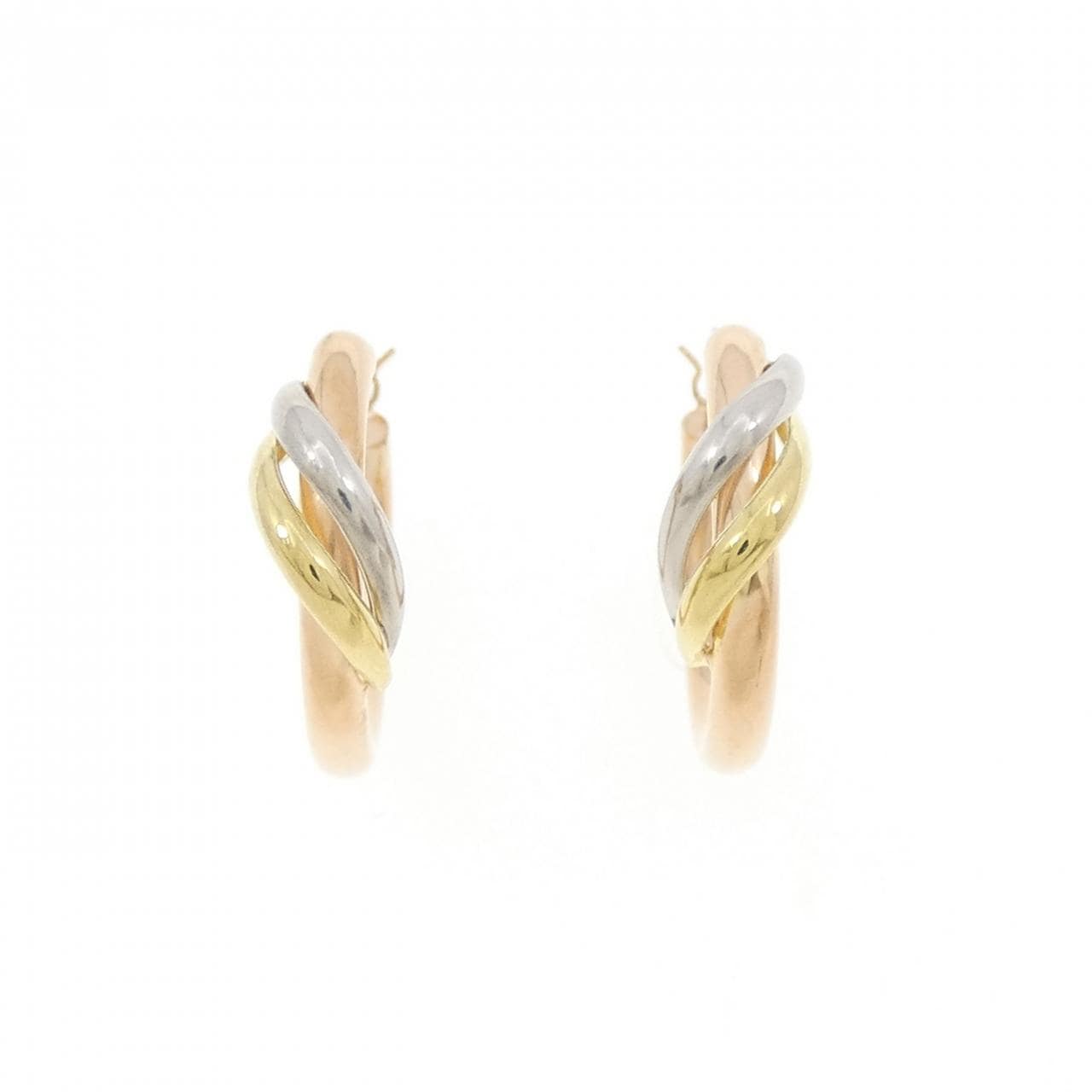 【新品】K18YG/PT900/K18PG ピアス