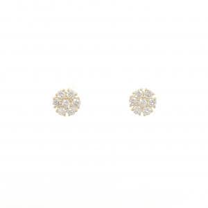 【リメイク】K18YG ダイヤモンド ピアス 0.30CT