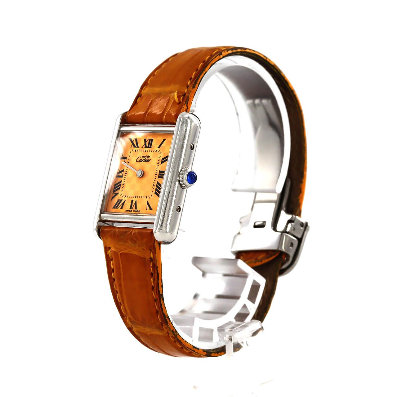 【ノーメンテナンス還元価格】カルティエ マストタンクSM W1017654 シルバー クォーツ