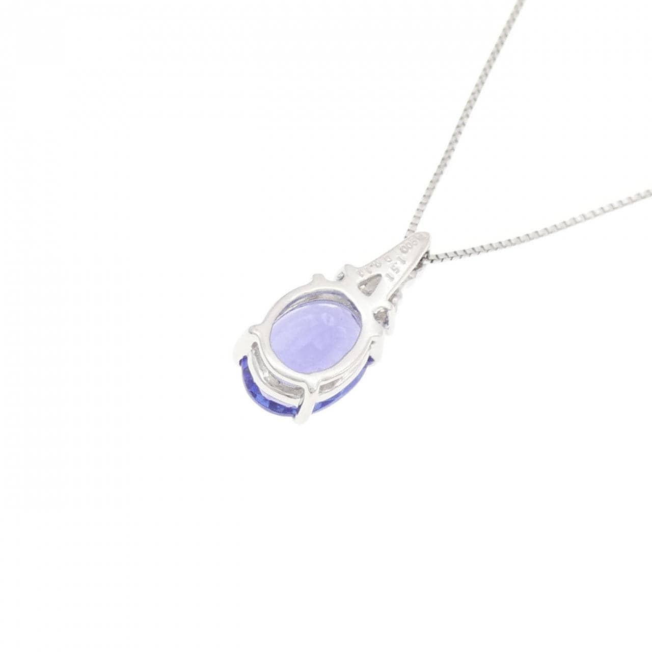 PT900/PT850 タンザナイト ネックレス 1.51CT
