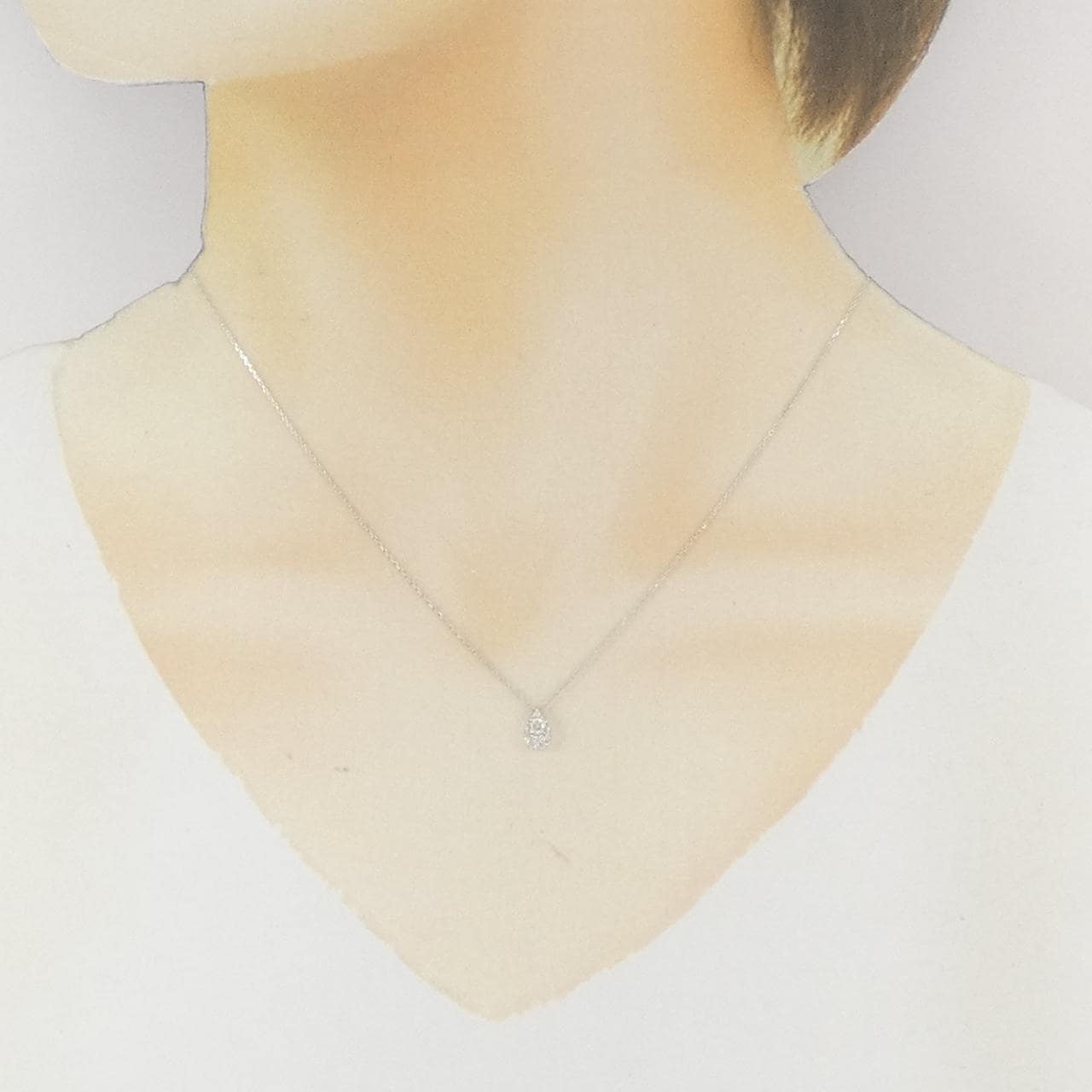 ヴァンドーム ダイヤモンド ネックレス 0.10CT