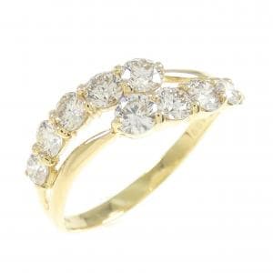 K18YG ダイヤモンド リング 1.00CT