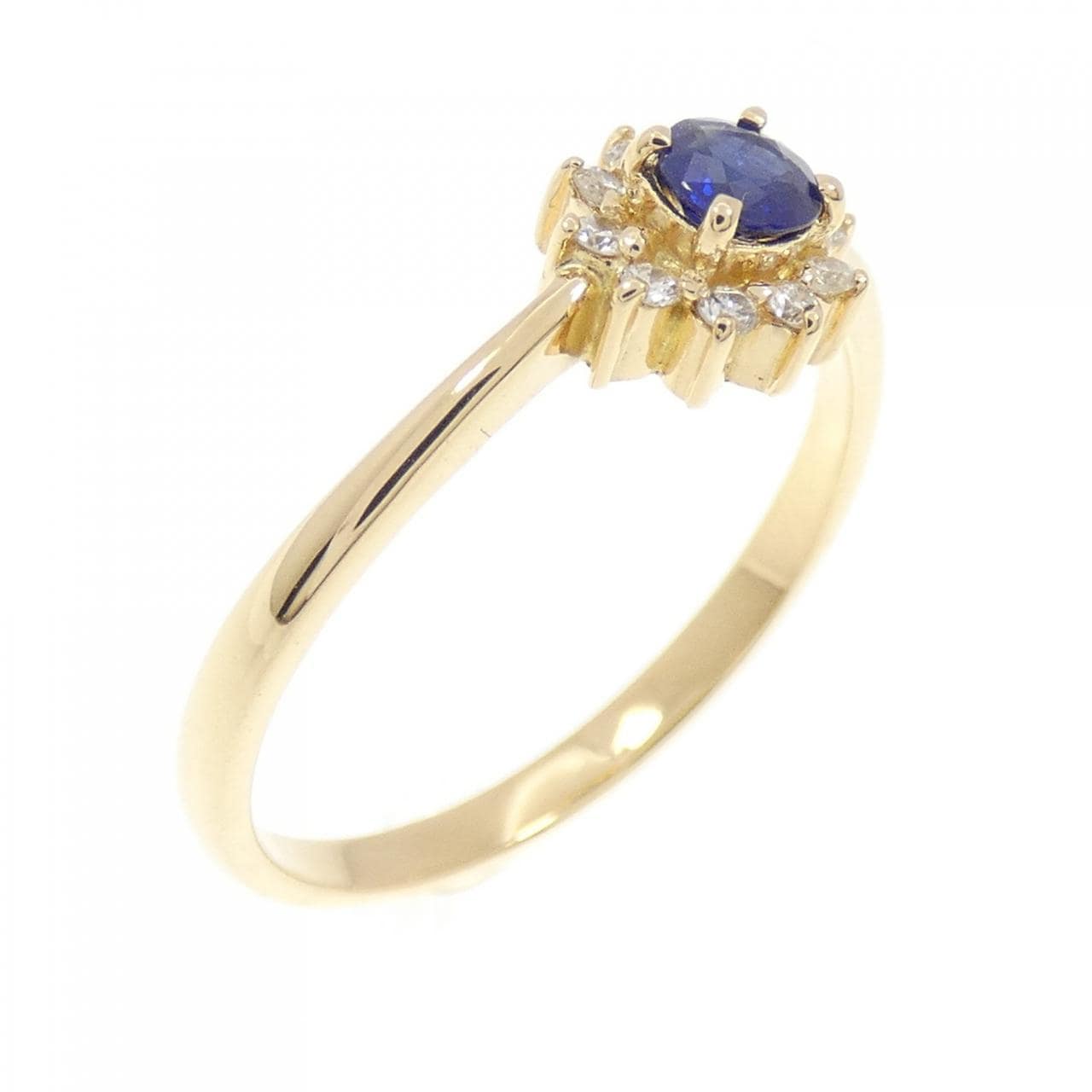 K18YG サファイヤ リング