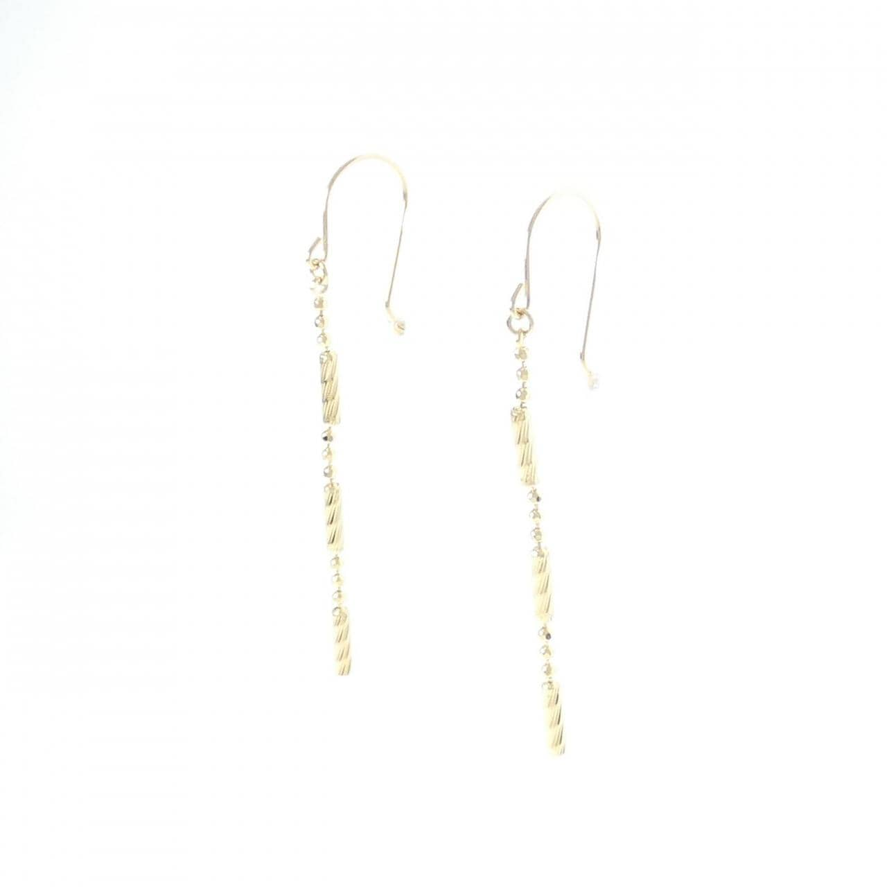 K18YG earrings