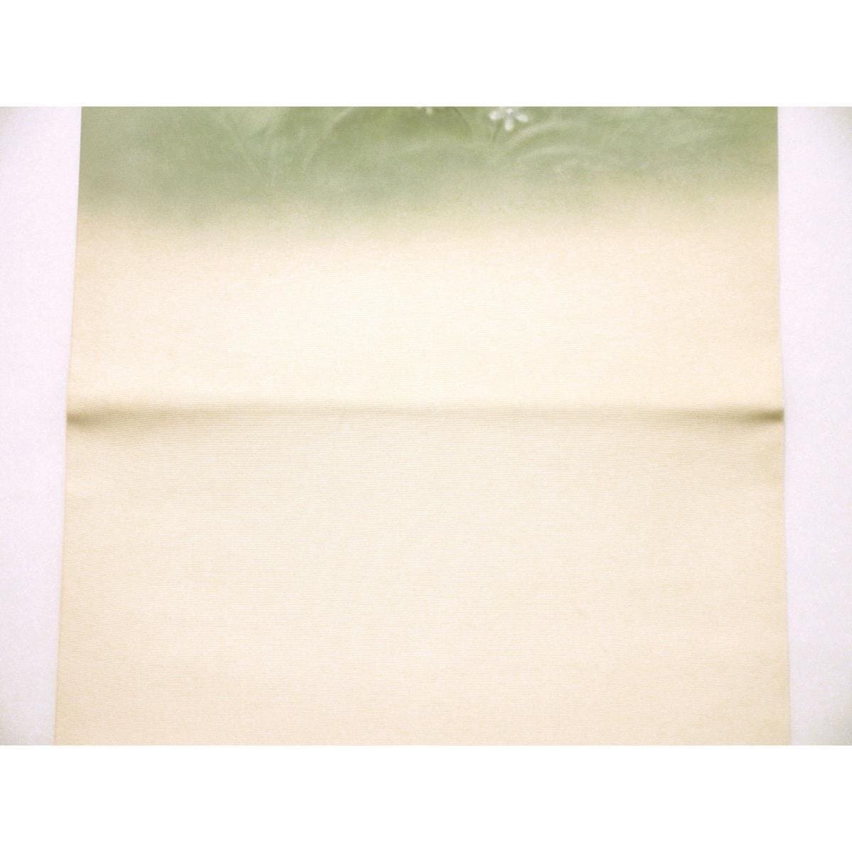 名古屋帯　塩瀬染帯　友禅加工