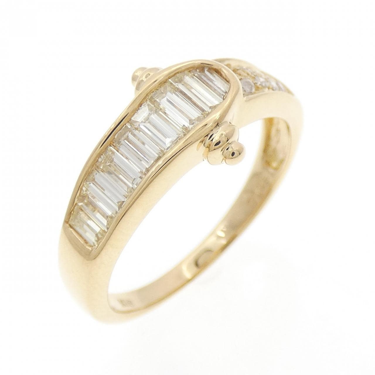 K18YG ダイヤモンド リング 0.75CT