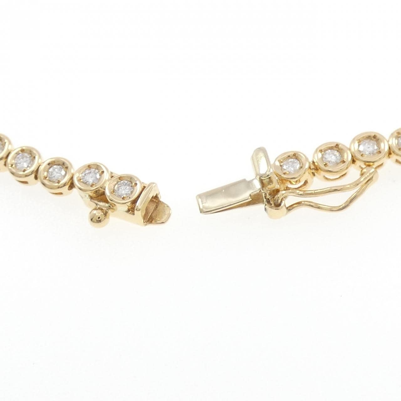 K18YG ダイヤモンド ブレスレット 1.03CT