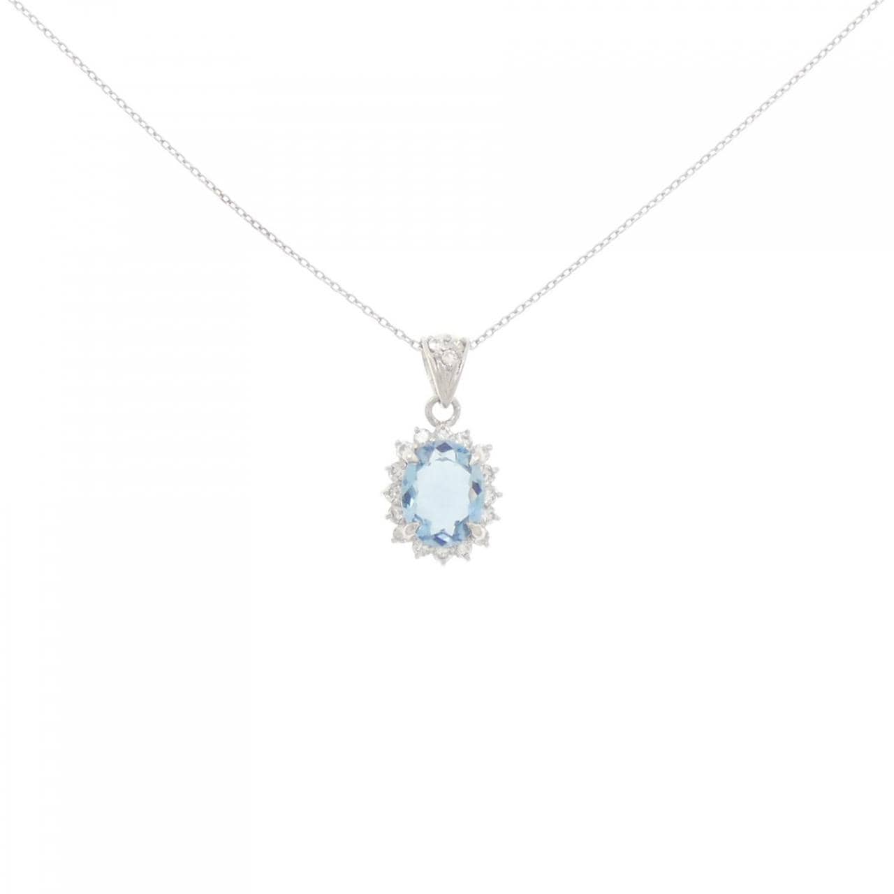PT アクアマリン ネックレス 1.38CT