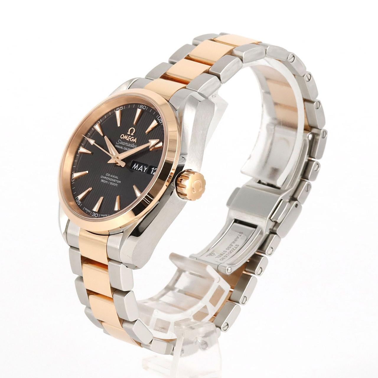 [BRAND NEW] Omega Seamaster Aqua Terra Annual Calendar RG Combi 231.20.39.22.06.001 SSxPG Automatic