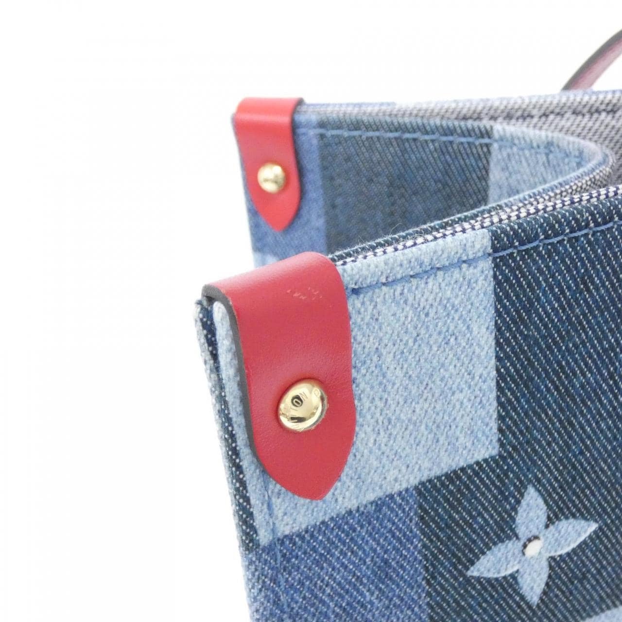 ルイヴィトン デニム モノグラム オンザゴー GM M44992 バッグ