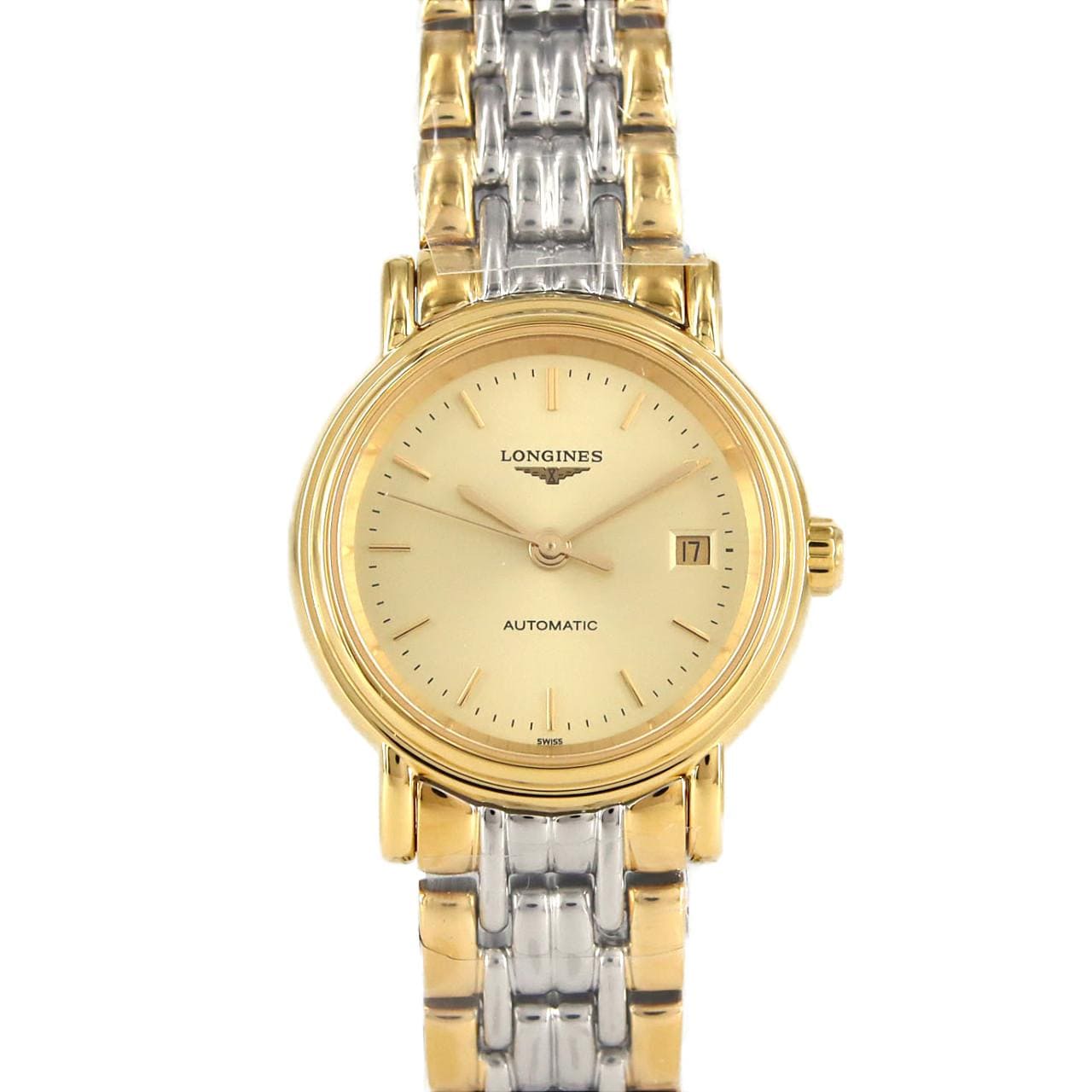 【新品】ロンジン プレザンス コンビ L4.321.2.32.7 WG 自動巻