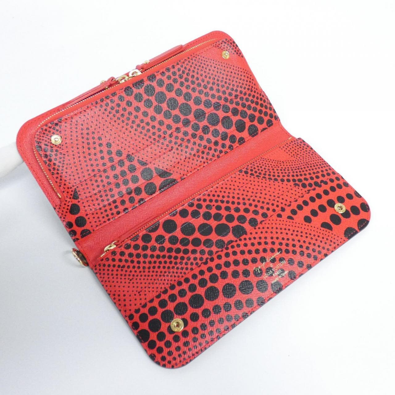 ルイヴィトン モノグラム パンプキンドット(ヤヨイクサマ) ポルトフォイユ アンソリット M60454 財布