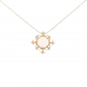K18PG ローズクオーツ ネックレス 4.12CT