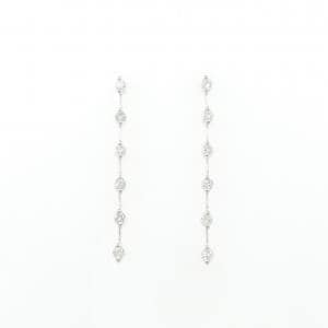 K18WG ダイヤモンド ピアス 0.30CT