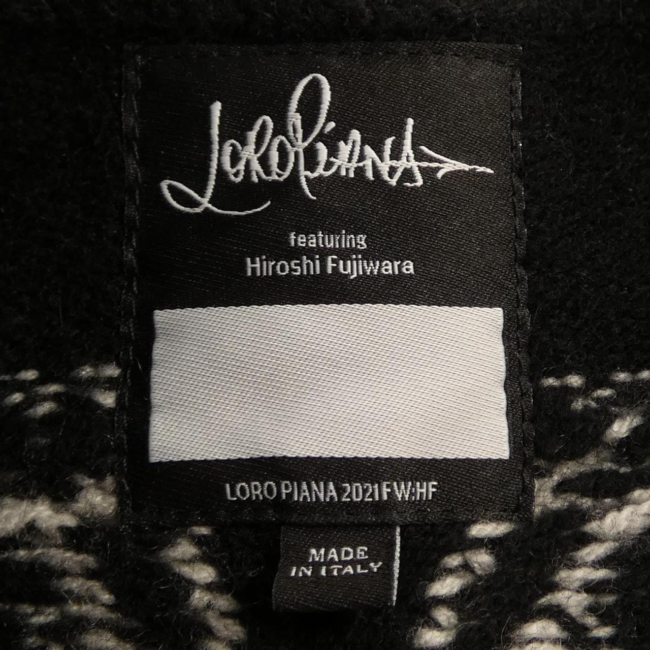 ロロピアーナ Loro Piana HIROSHI FUJIWARA FAM0189 UNISEX ニット