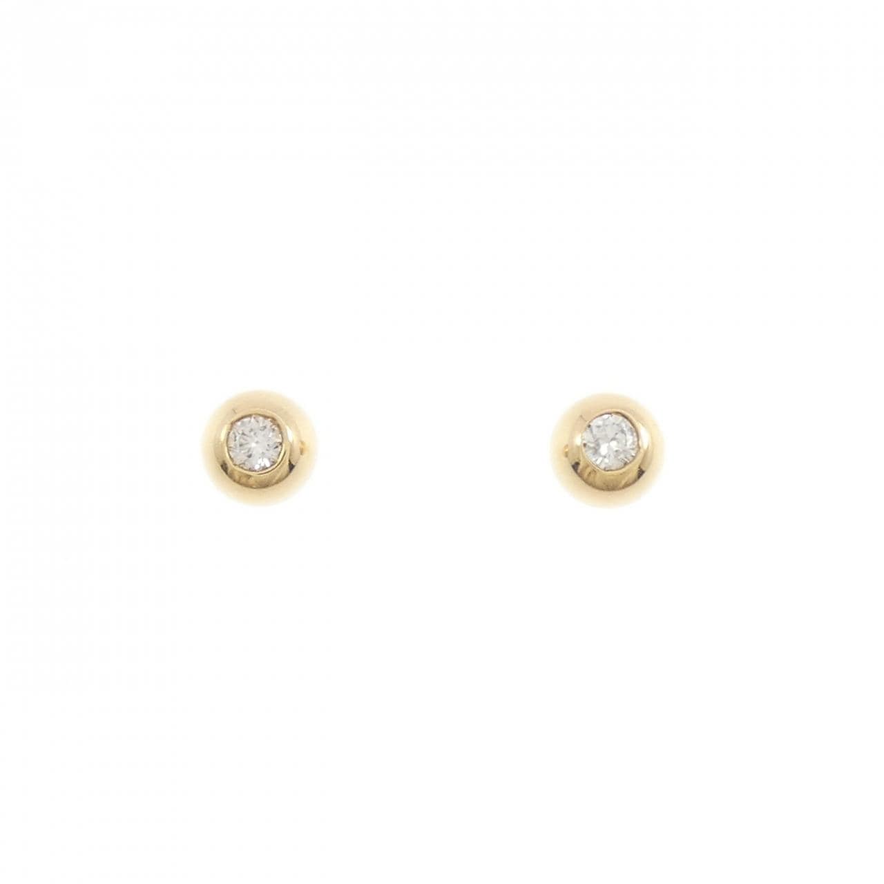 K18YG ダイヤモンド ピアス 0.10CT