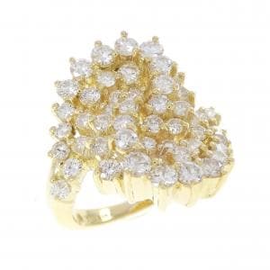 750YG ダイヤモンド リング