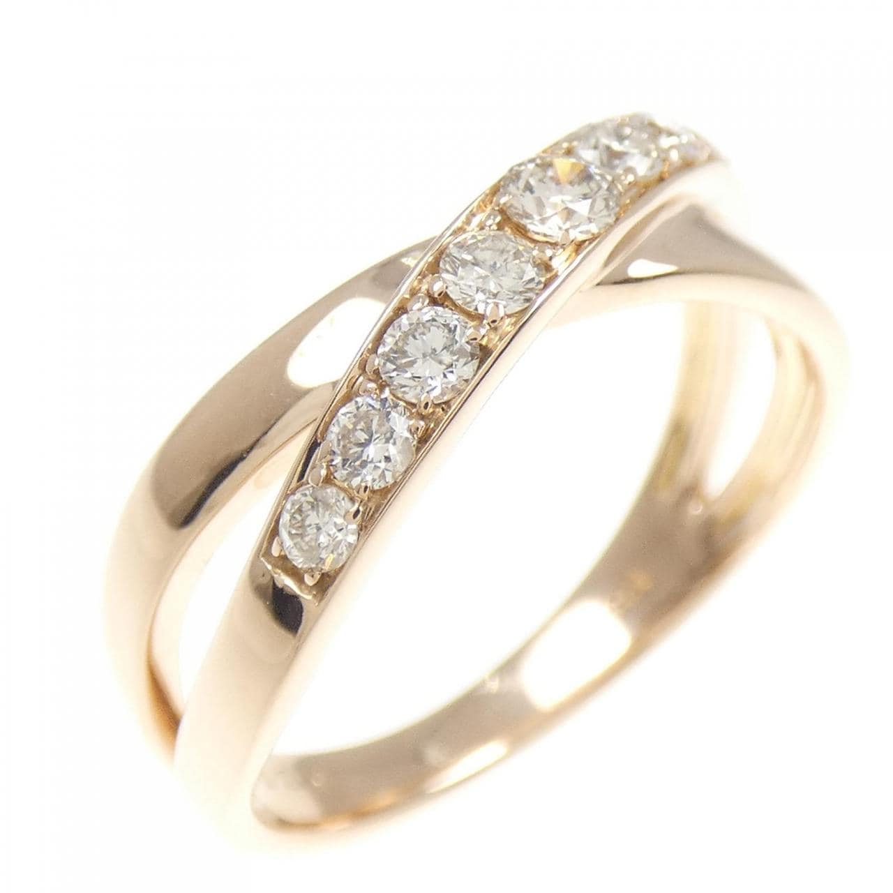 K18PG ダイヤモンド リング 0.30CT