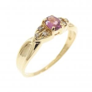 K18YG ガーネット リング