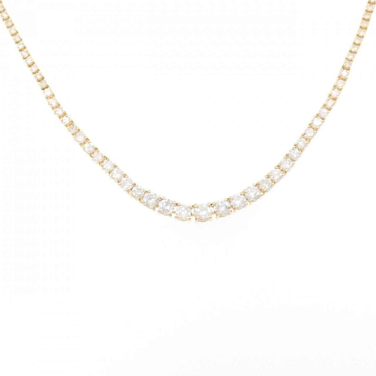 K18YG ダイヤモンド ネックレス 6.00CT