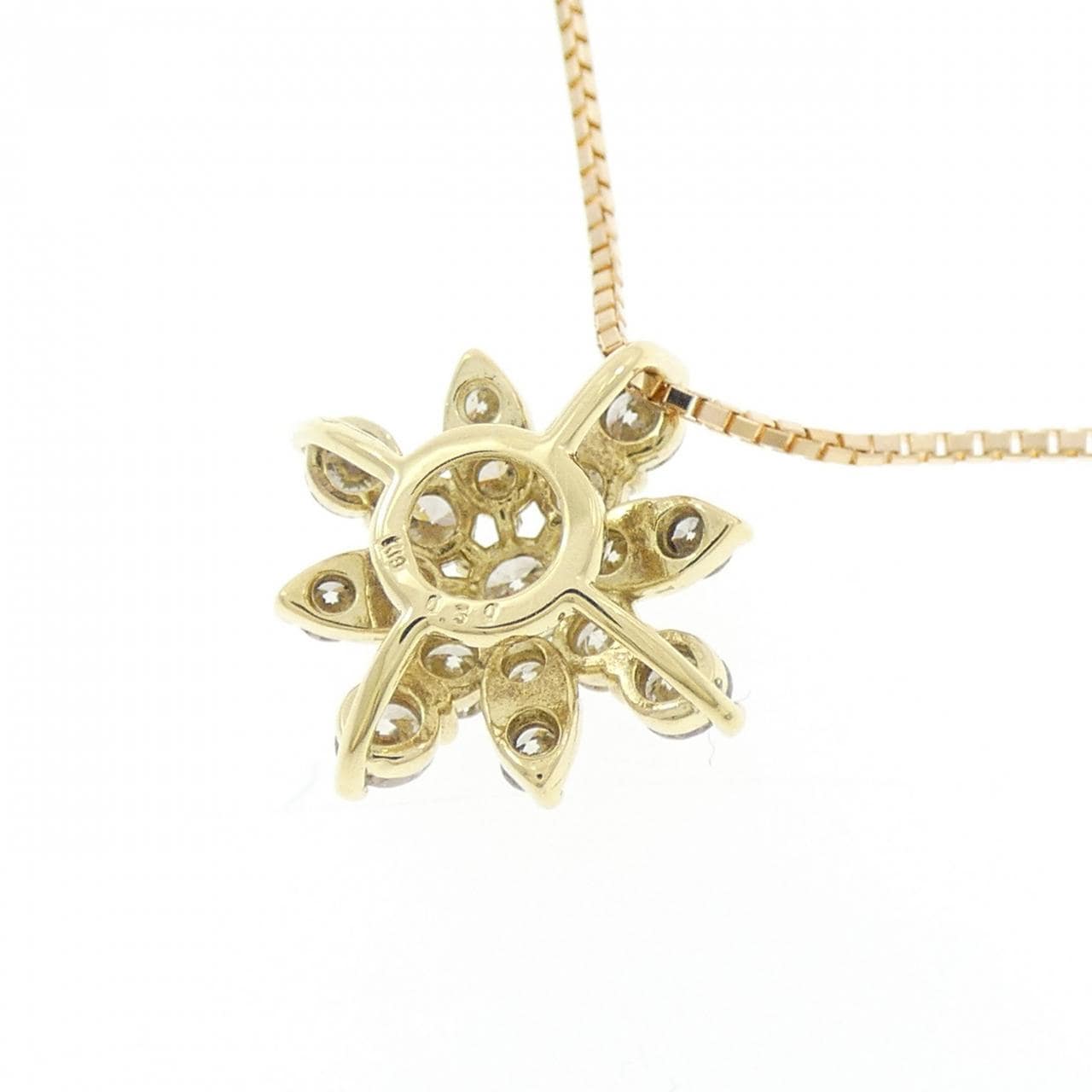 K18YG ダイヤモンド ネックレス 0.50CT
