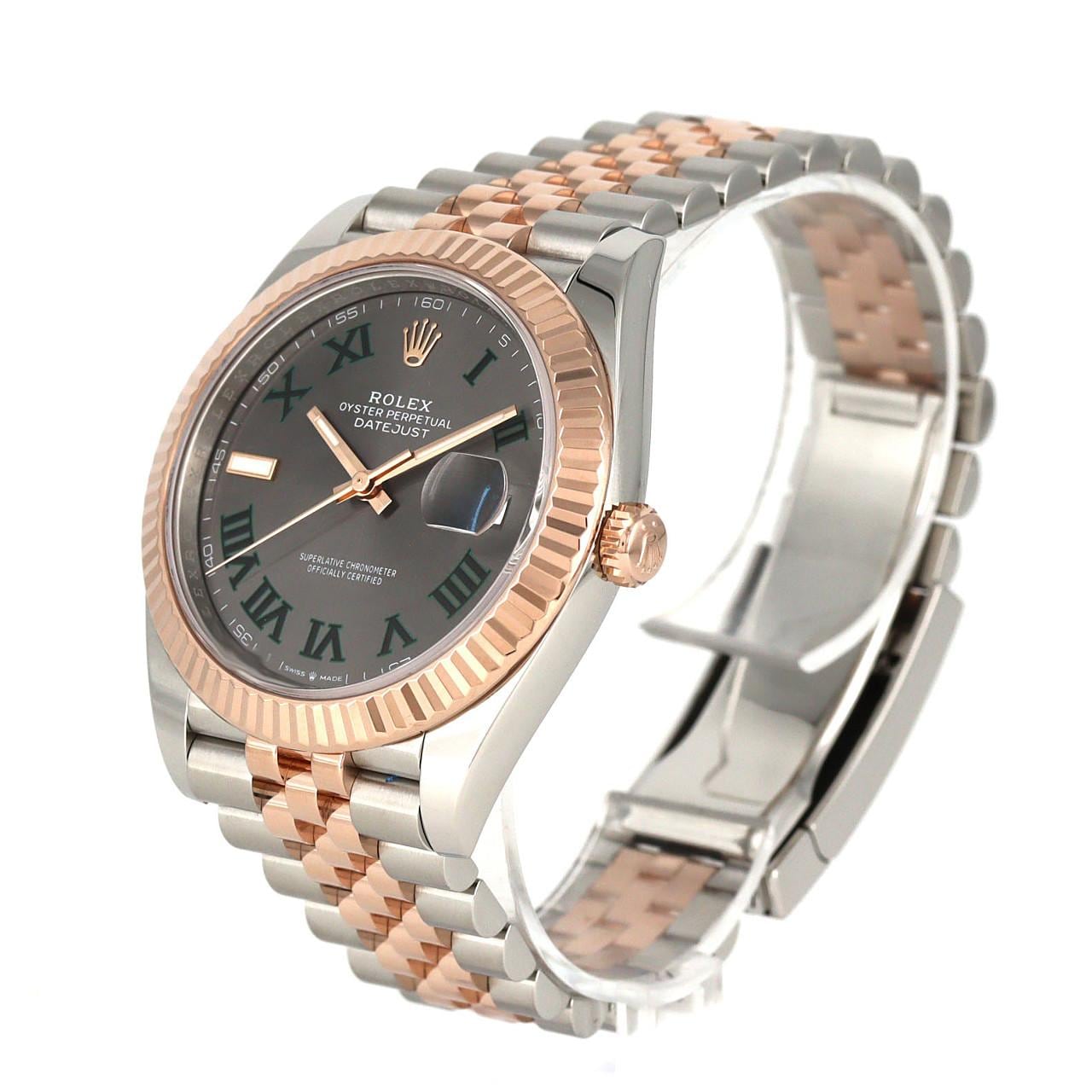 ロレックス デイトジャスト 126331 SSxPG 自動巻 ランダム番