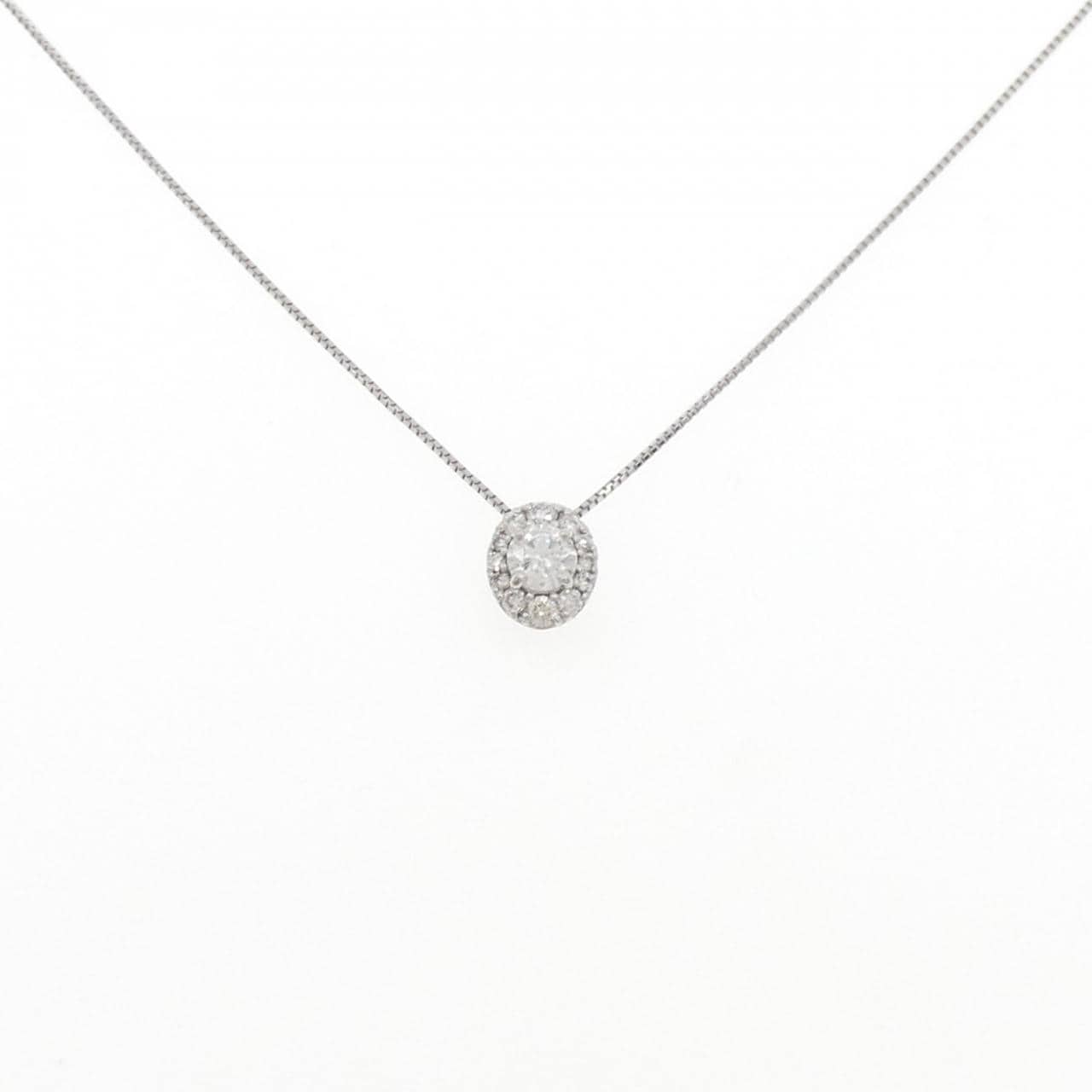 PT900/PT850 ダイヤモンド ネックレス 0.216CT