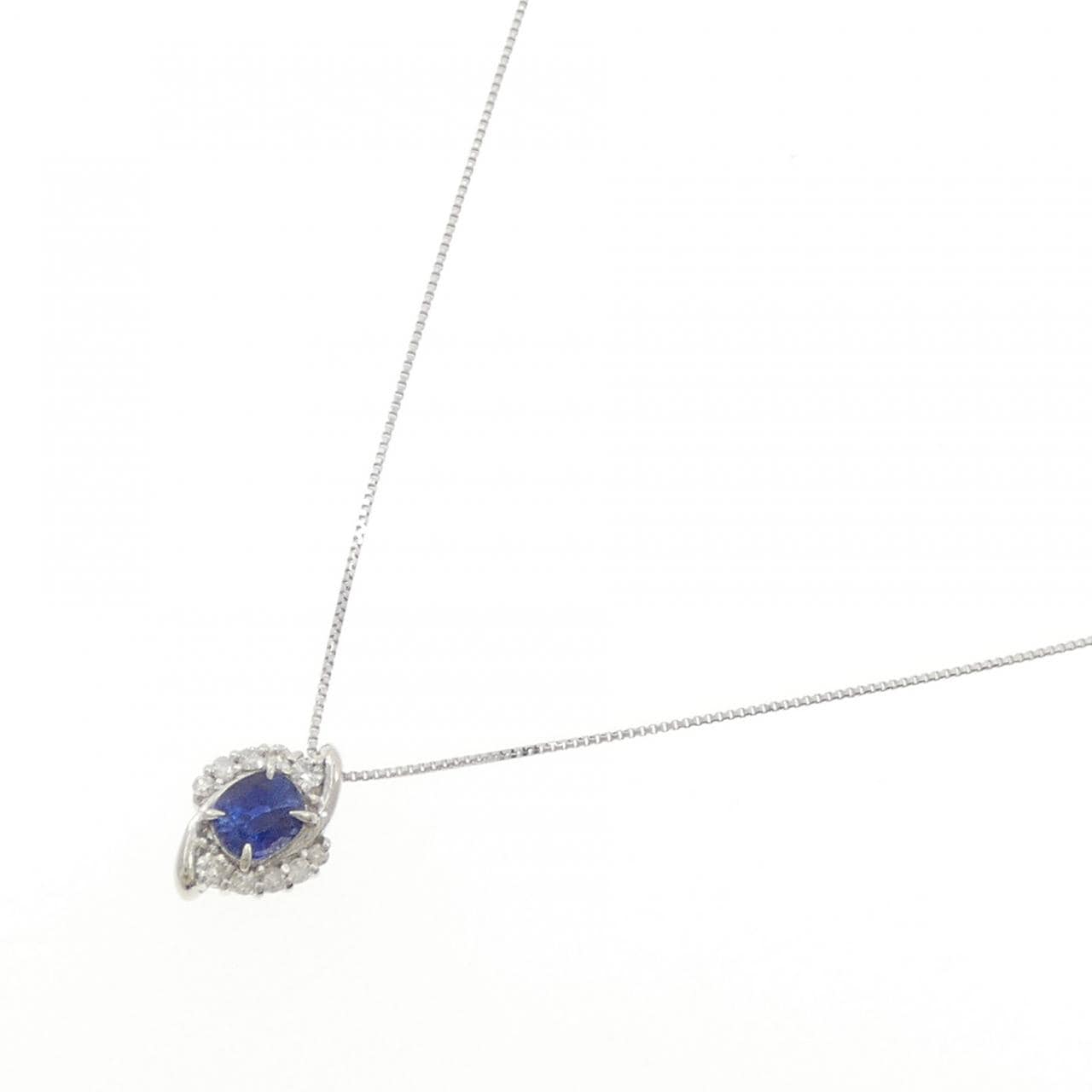 PT900/PT850 サファイヤ ネックレス 0.63CT