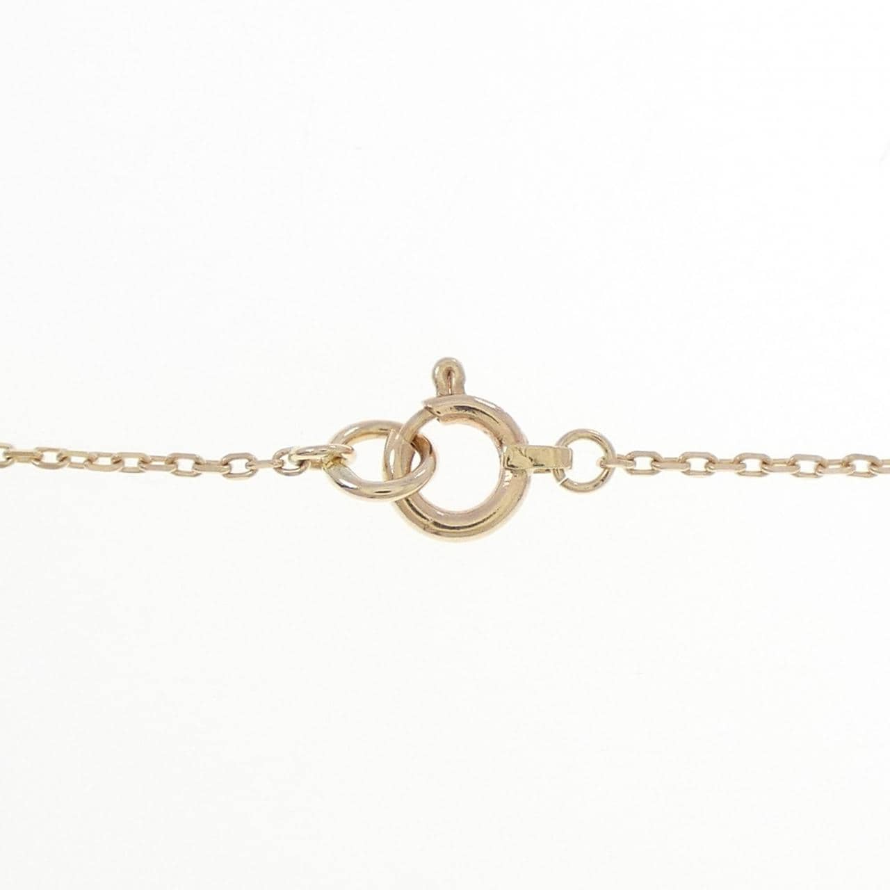 K10YG クロス ダイヤモンド ブレスレット 0.033CT