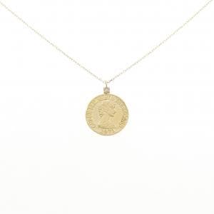 K18YG ダイヤモンド ネックレス 0.03CT