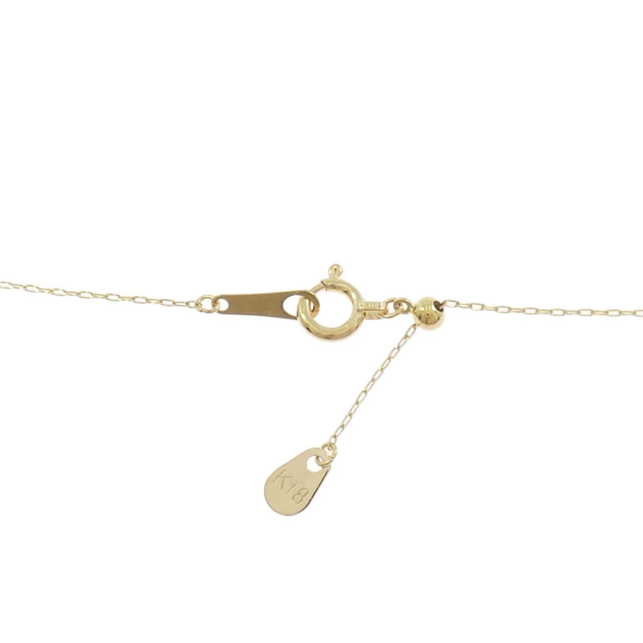 K18YG ダイヤモンド ネックレス 0.20CT