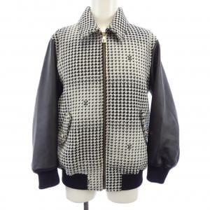 ルイヴィトン LOUIS VUITTON ミックスレザーアンドウールブルゾン HSL15EQLG ブルゾン