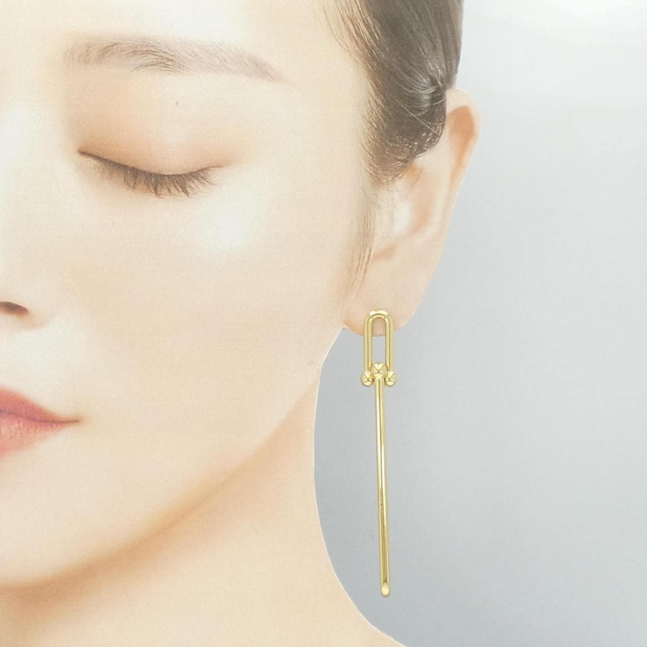 ティファニー ダブルロングリンク ピアス