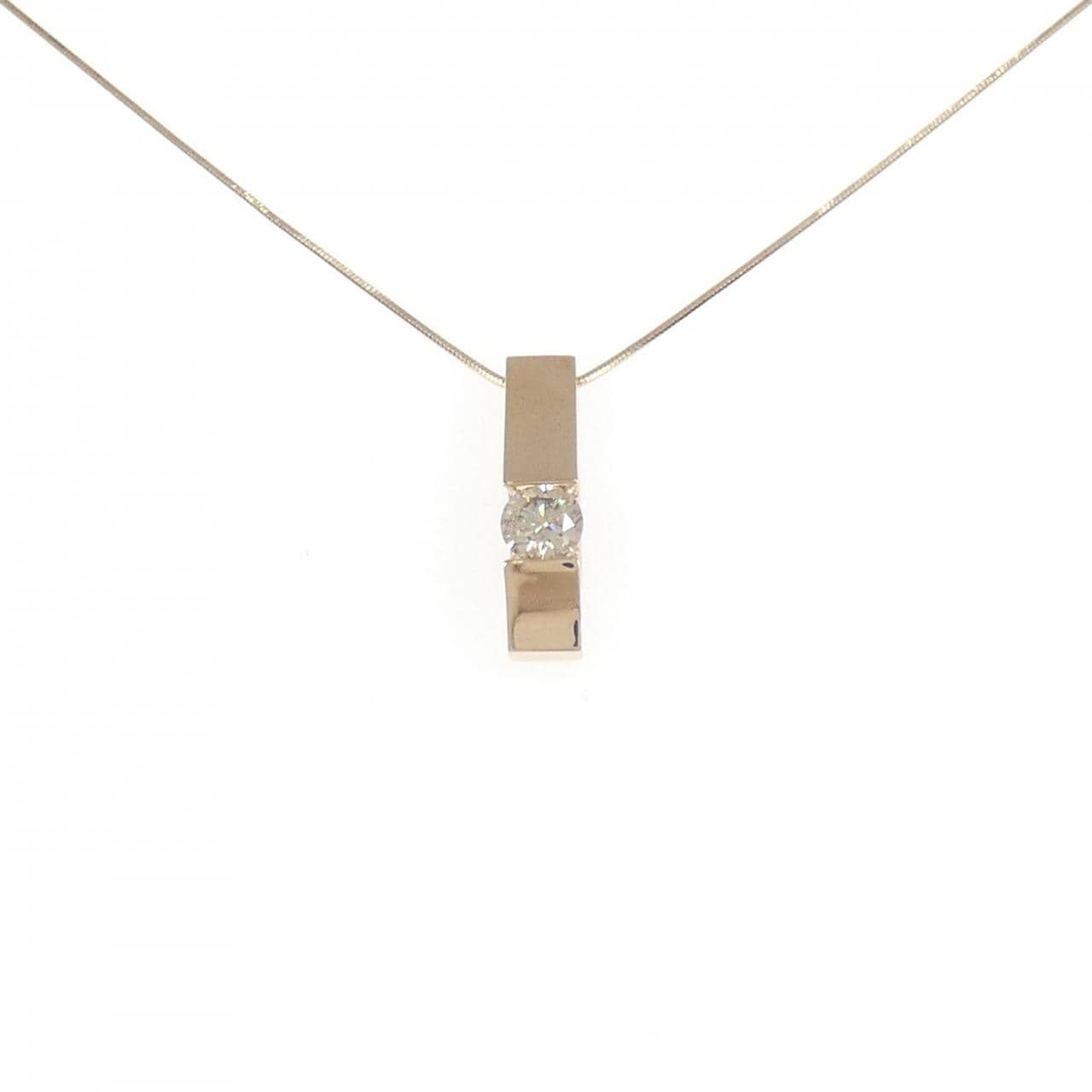 K18PG ダイヤモンド ネックレス 0.50CT