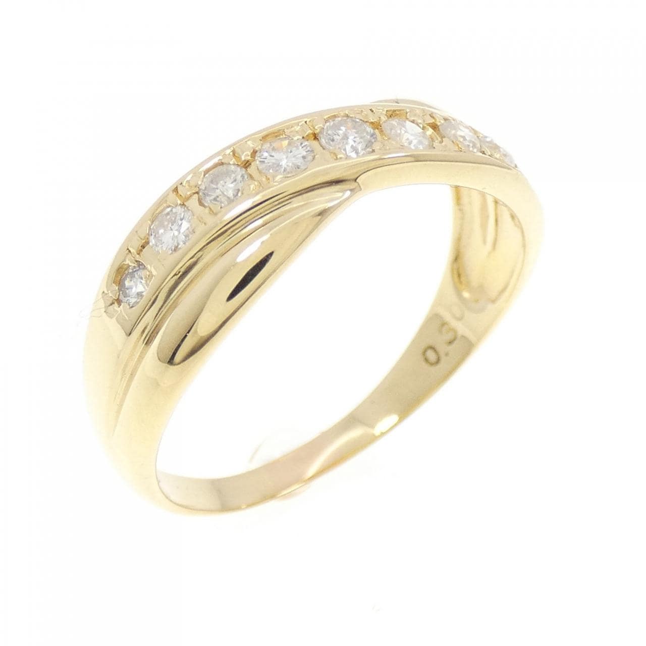 K18YG ダイヤモンド リング 0.30CT