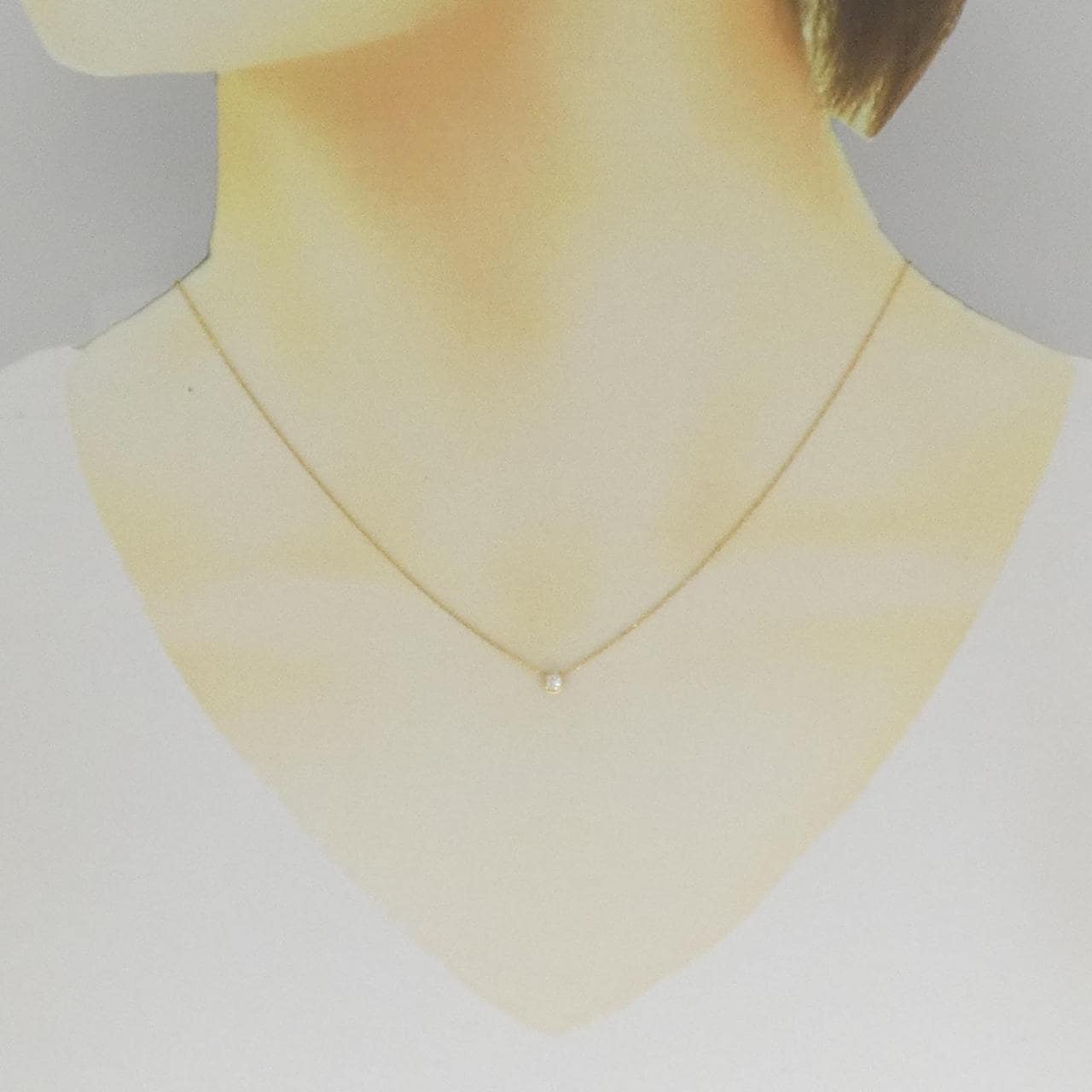 ヴァンドーム ダイヤモンド ネックレス 0.06CT