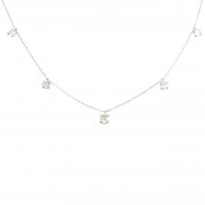 【新品】PT900/PT850 ダイヤモンド ネックレス 0.50CT
