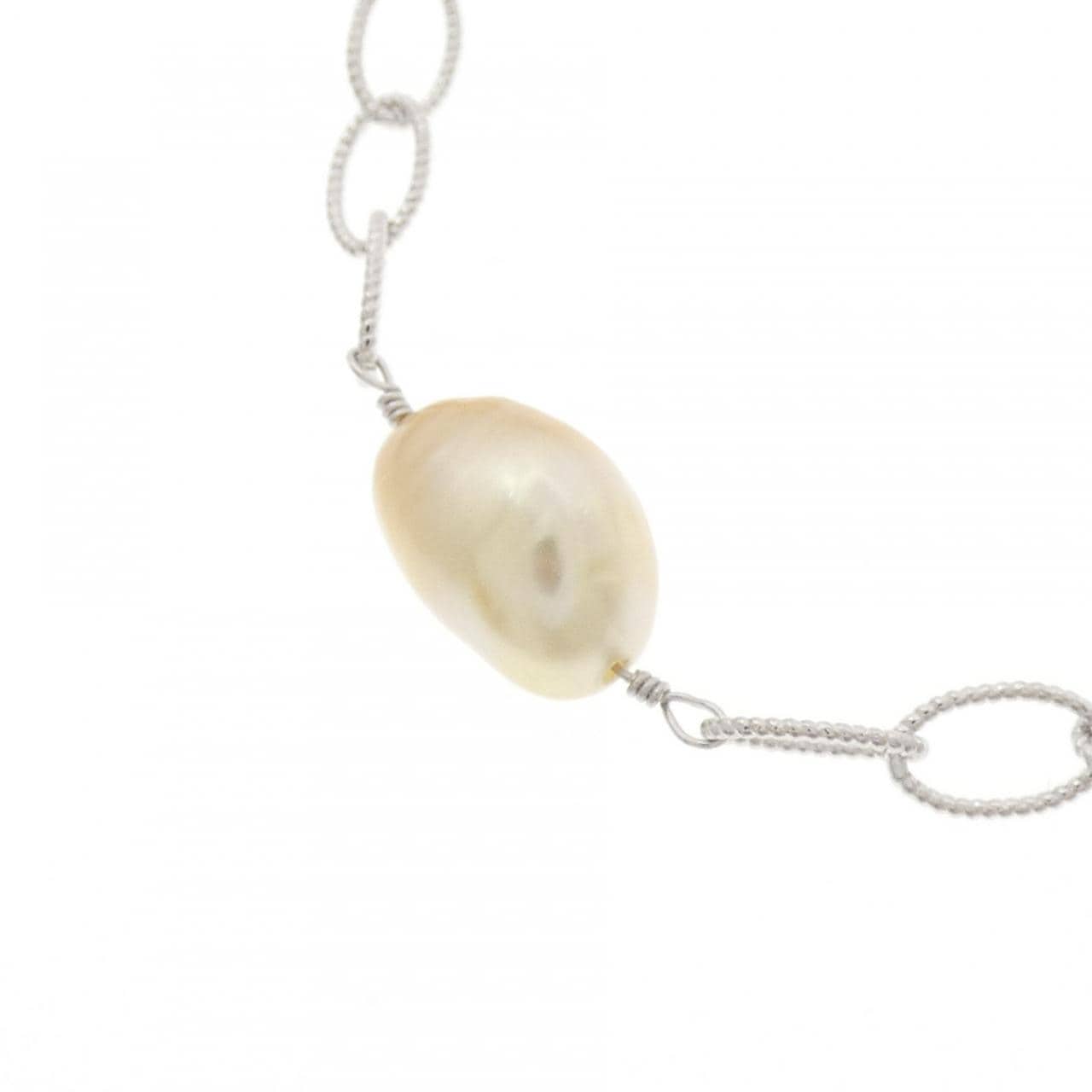 750WG 白蝶パール ネックレス