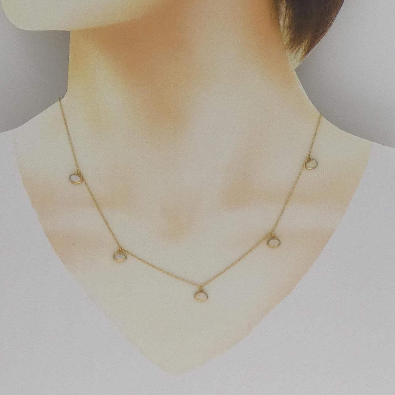 K18YG オパール ネックレス