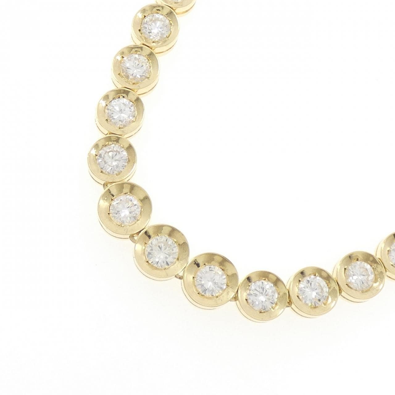 K18YG ダイヤモンド ネックレス 13.13CT