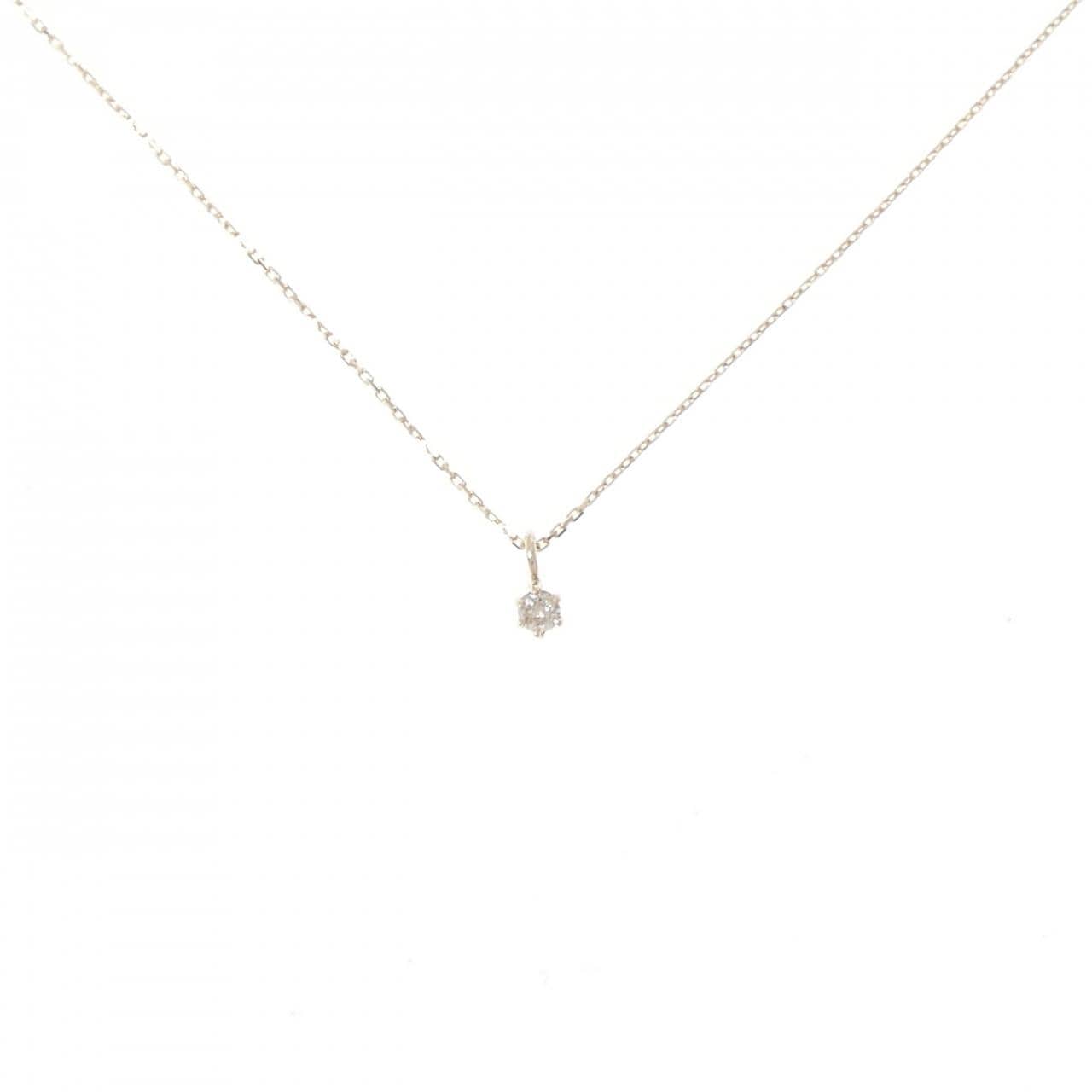 K10YG ダイヤモンド ネックレス 0.03CT